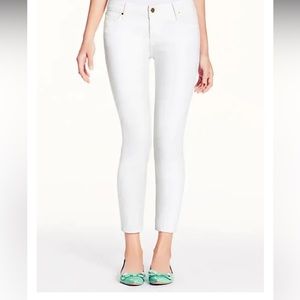 Kate Spade White Broome Street Ankle Length Jeans Sz 25
